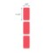Nevs Direct Thermal Cryo Label 38x19mm for Lg Vials/Tubes Red Roll Form LDTC-11234-R - alternate 2